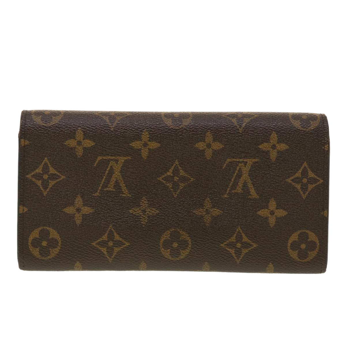 LOUIS VUITTON Monogram Portefeuille Emily Wallet Rose valerine M61289 Auth 41232 - 0