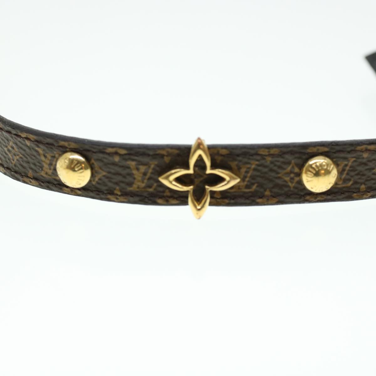 LOUIS VUITTON Monogram Blooming Brasserie Bracelet M6534E LV Auth 41234