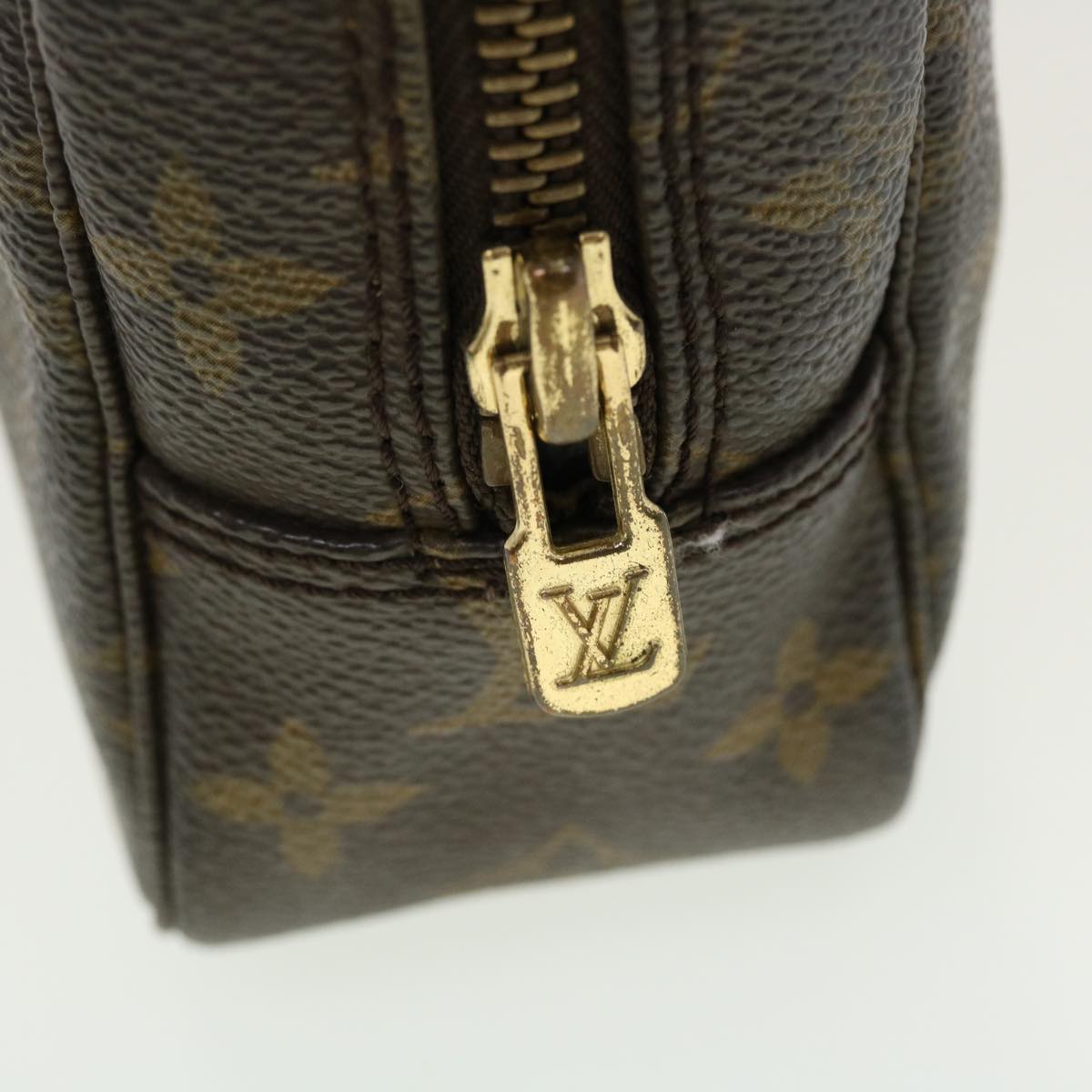 LOUIS VUITTON Monogram Trousse Toilette 23 Clutch Bag M47524 LV Auth 41235