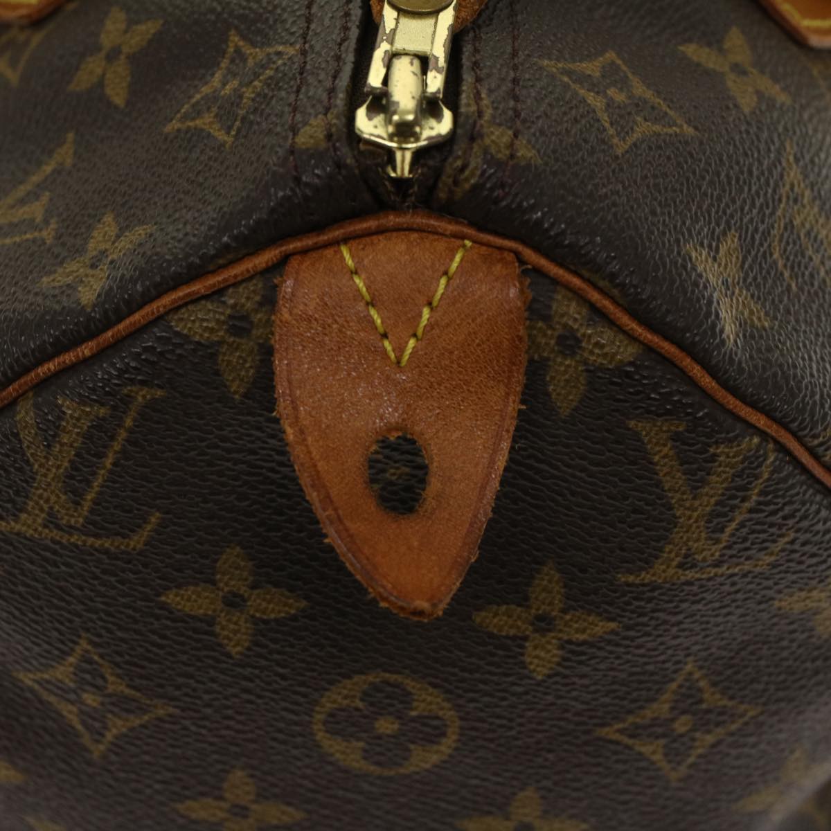 LOUIS VUITTON Monogram Speedy 30 Hand Bag M41526 LV Auth 41236