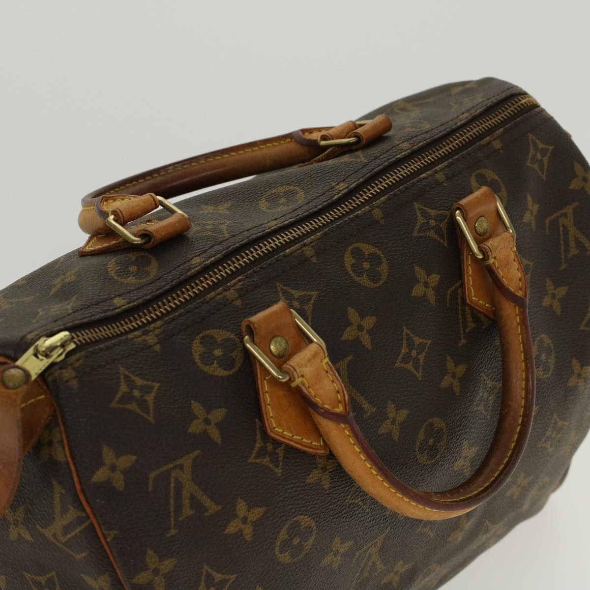 LOUIS VUITTON Monogram Speedy 30 Hand Bag M41526 LV Auth 41236