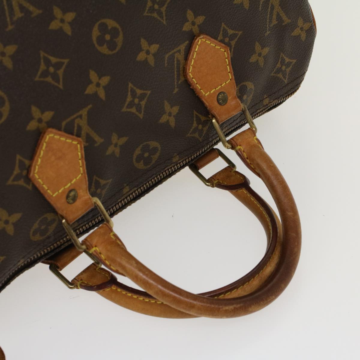 LOUIS VUITTON Monogram Speedy 30 Hand Bag M41526 LV Auth 41236