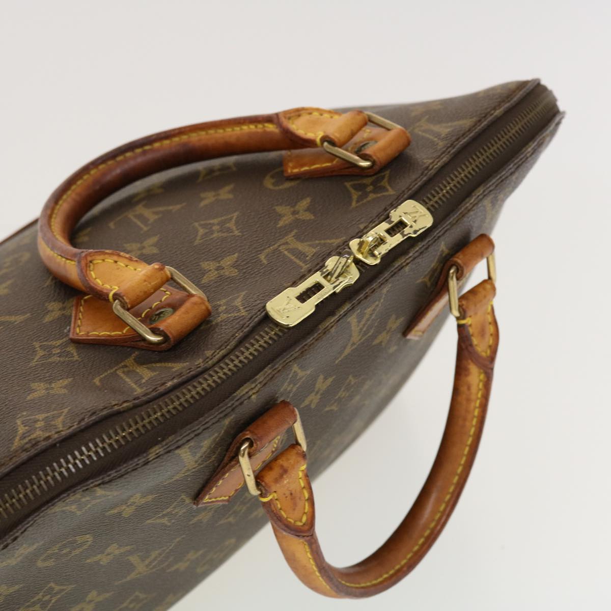 LOUIS VUITTON Monogram Alma Hand Bag M51130 LV Auth 41244