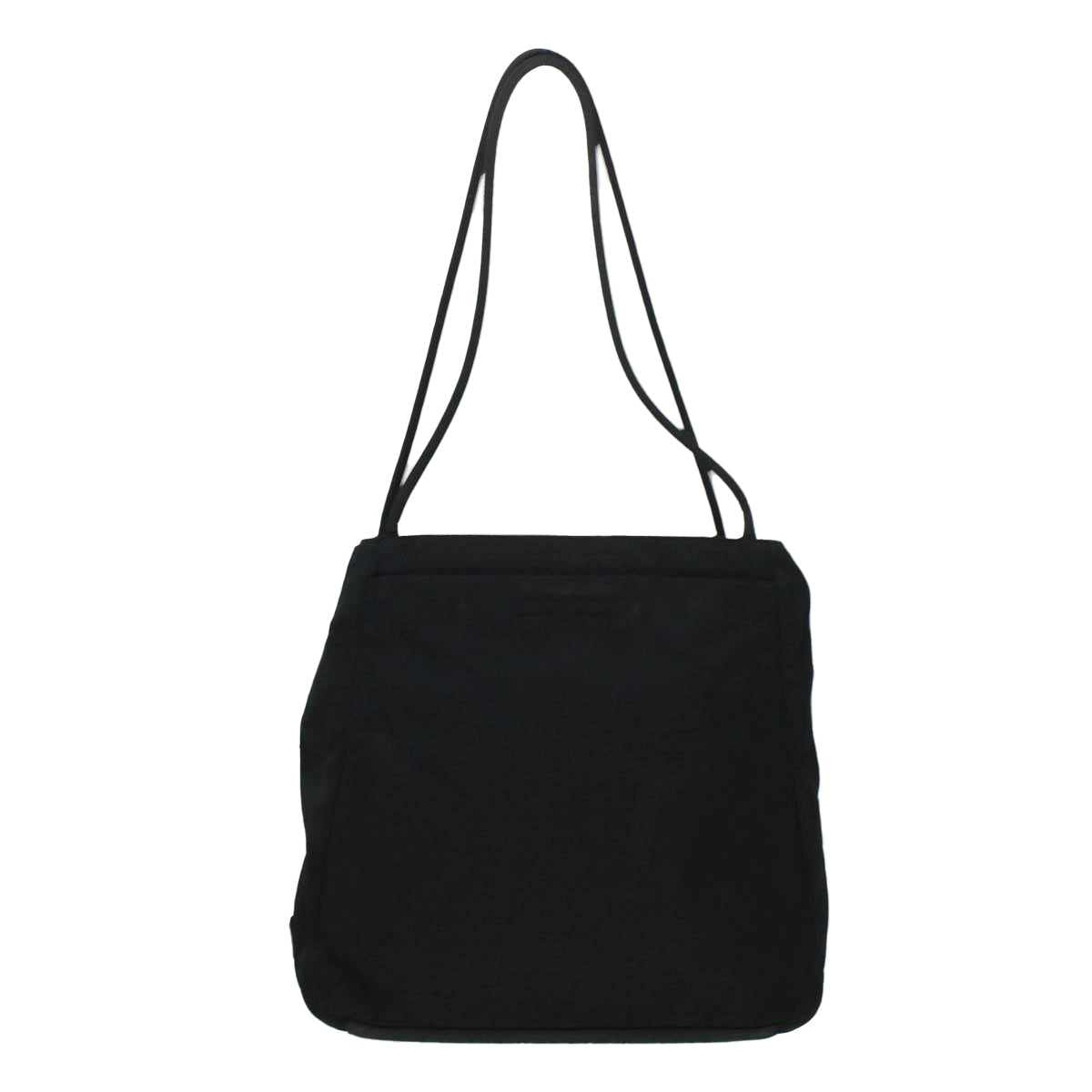 PRADA Shoulder Bag Nylon Black Auth 41277