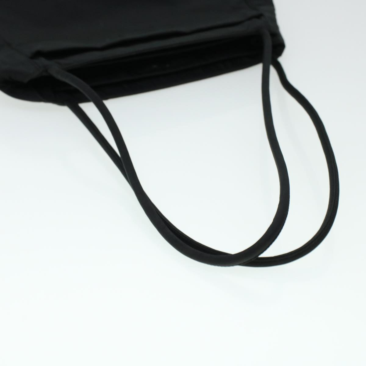 PRADA Shoulder Bag Nylon Black Auth 41277