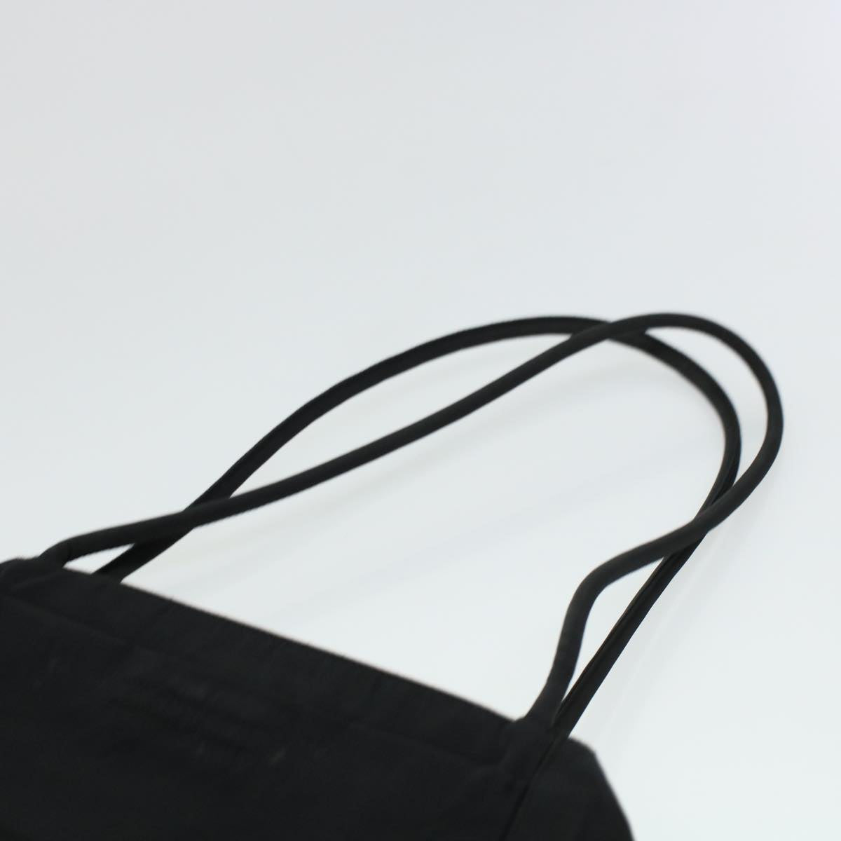 PRADA Shoulder Bag Nylon Black Auth 41277