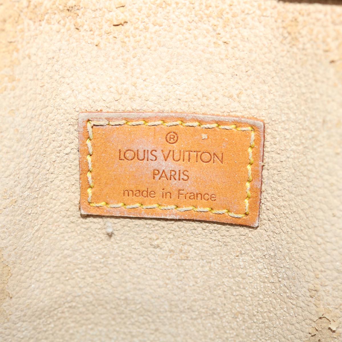 LOUIS VUITTON Monogram Sac Plat Hand Bag M51140 LV Auth 41284