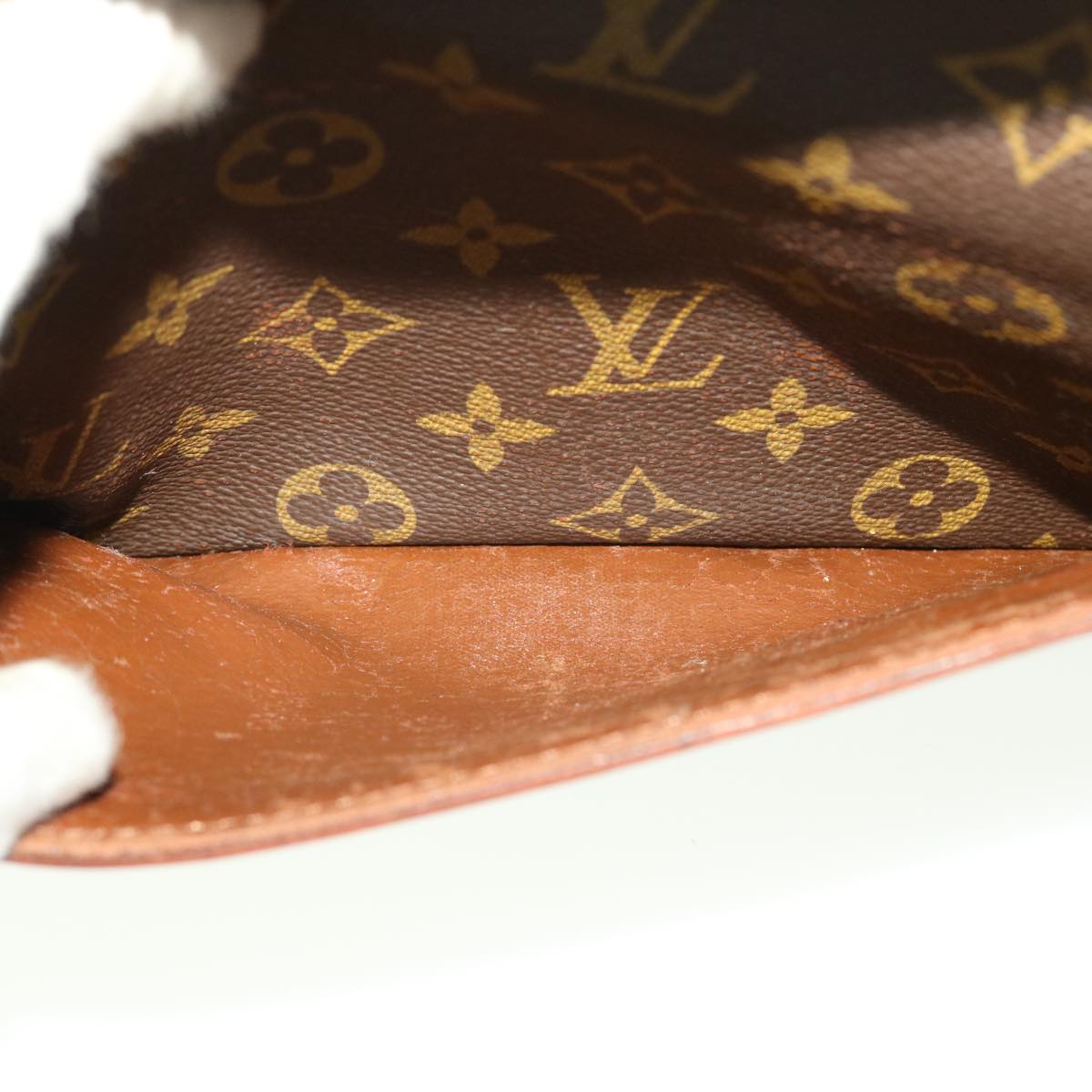 LOUIS VUITTON Monogram Compiegne 28 Clutch Bag M51845 LV Auth 41285