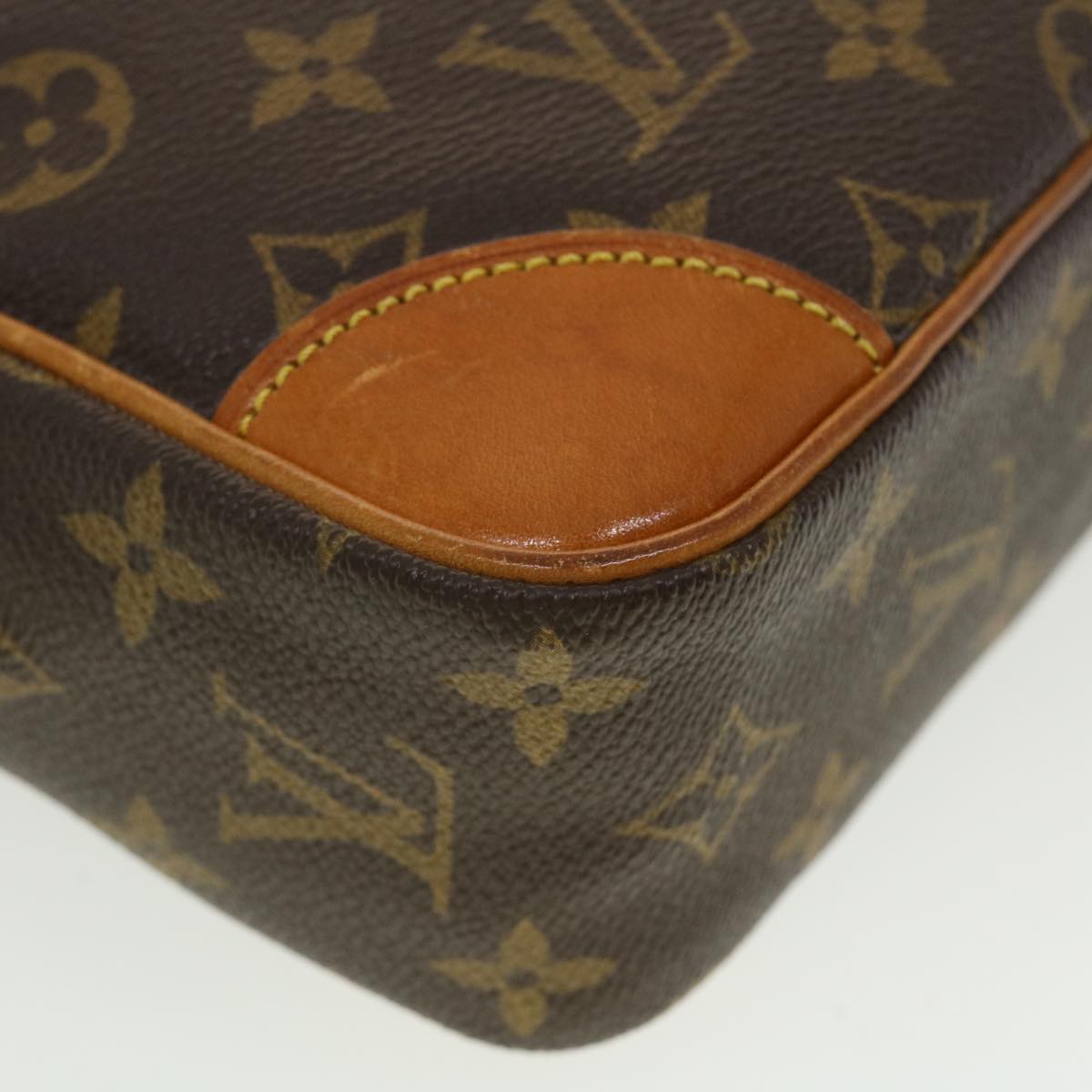 LOUIS VUITTON Monogram Compiegne 28 Clutch Bag M51845 LV Auth 41285