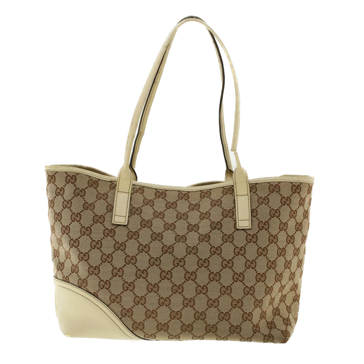 GUCCI GG Canvas Tote Bag Beige 169946 Auth 41352 - 0