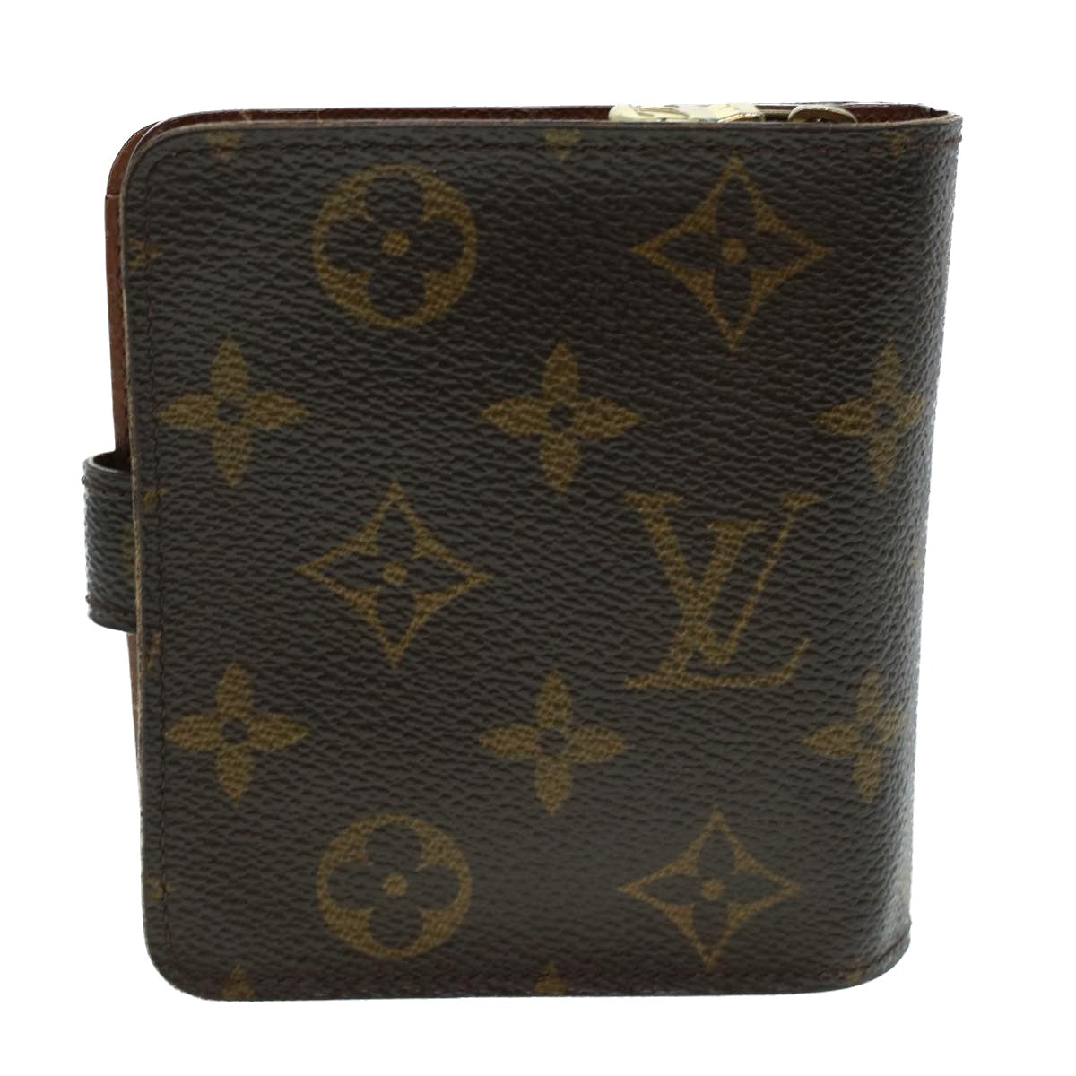 LOUIS VUITTON Monogram Compact Zip Wallet M61667 LV Auth 41424 - 0