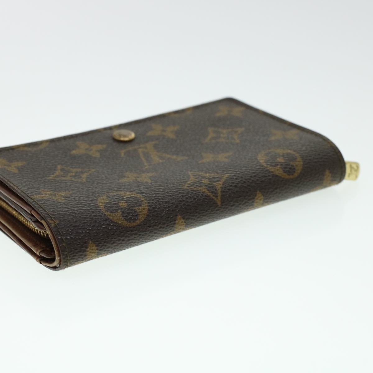 LOUIS VUITTON Monogram Porte Monnaie Billets Tresor Wallet M61730 LV Auth 41427