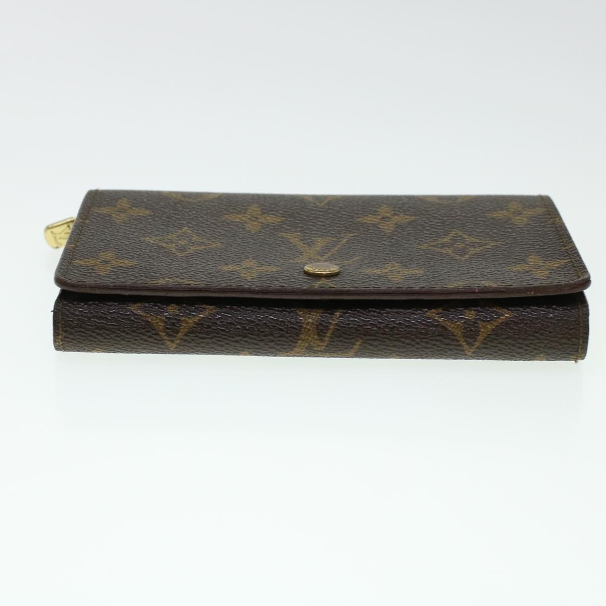 LOUIS VUITTON Monogram Porte Monnaie Billets Tresor Wallet M61730 LV Auth 41427