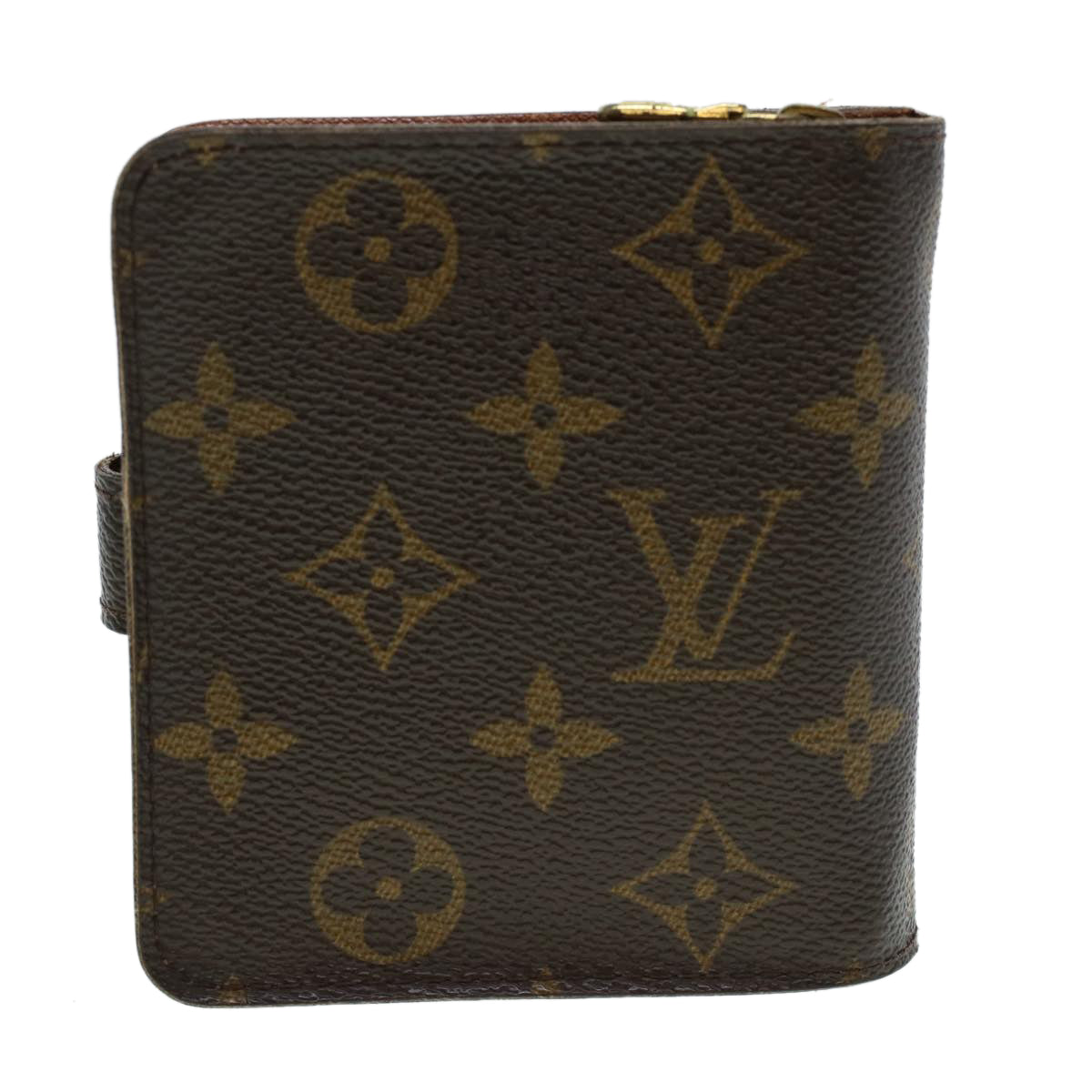 LOUIS VUITTON Monogram Compact Zip Wallet M61667 LV Auth 41448 - 0