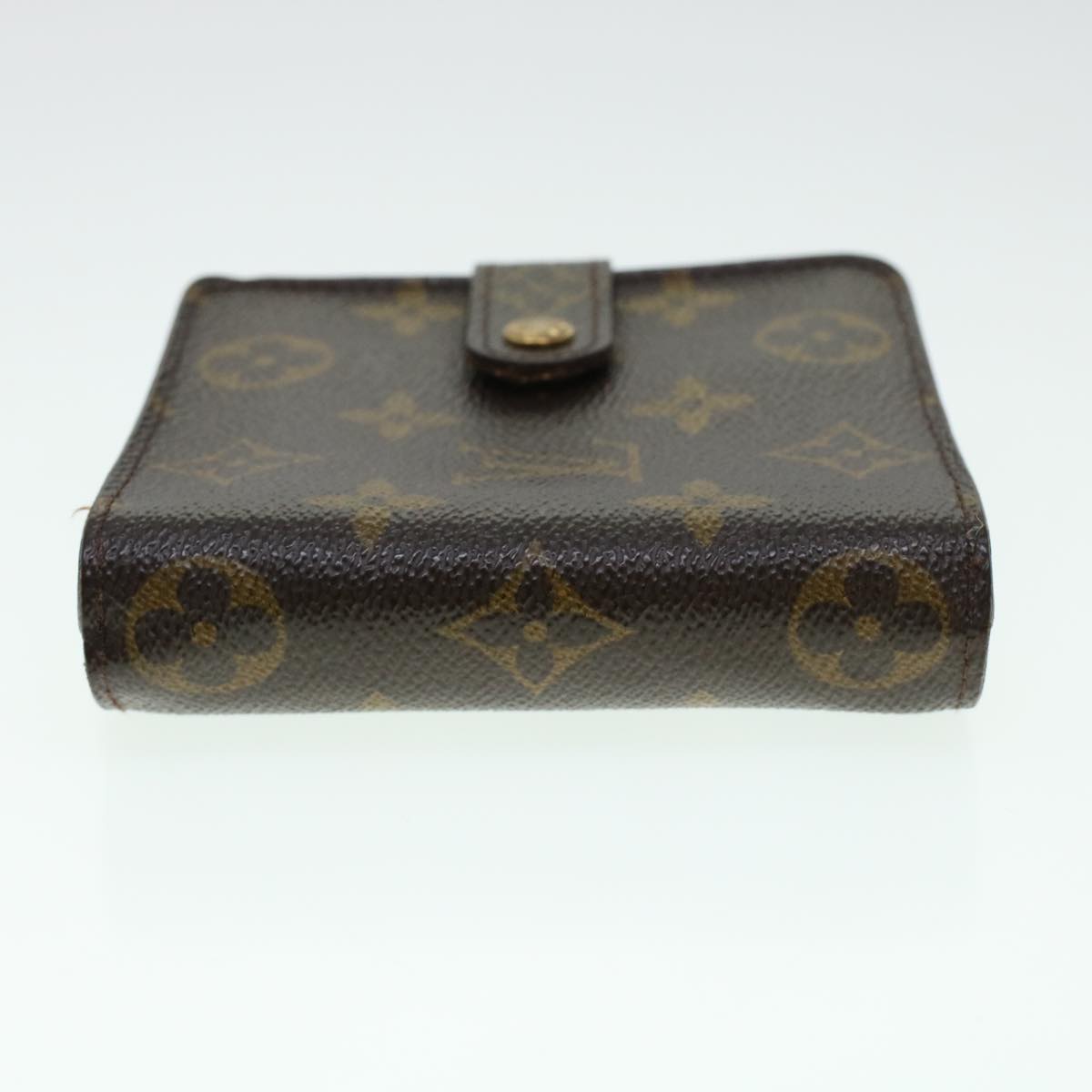 LOUIS VUITTON Monogram Compact Zip Wallet M61667 LV Auth 41448