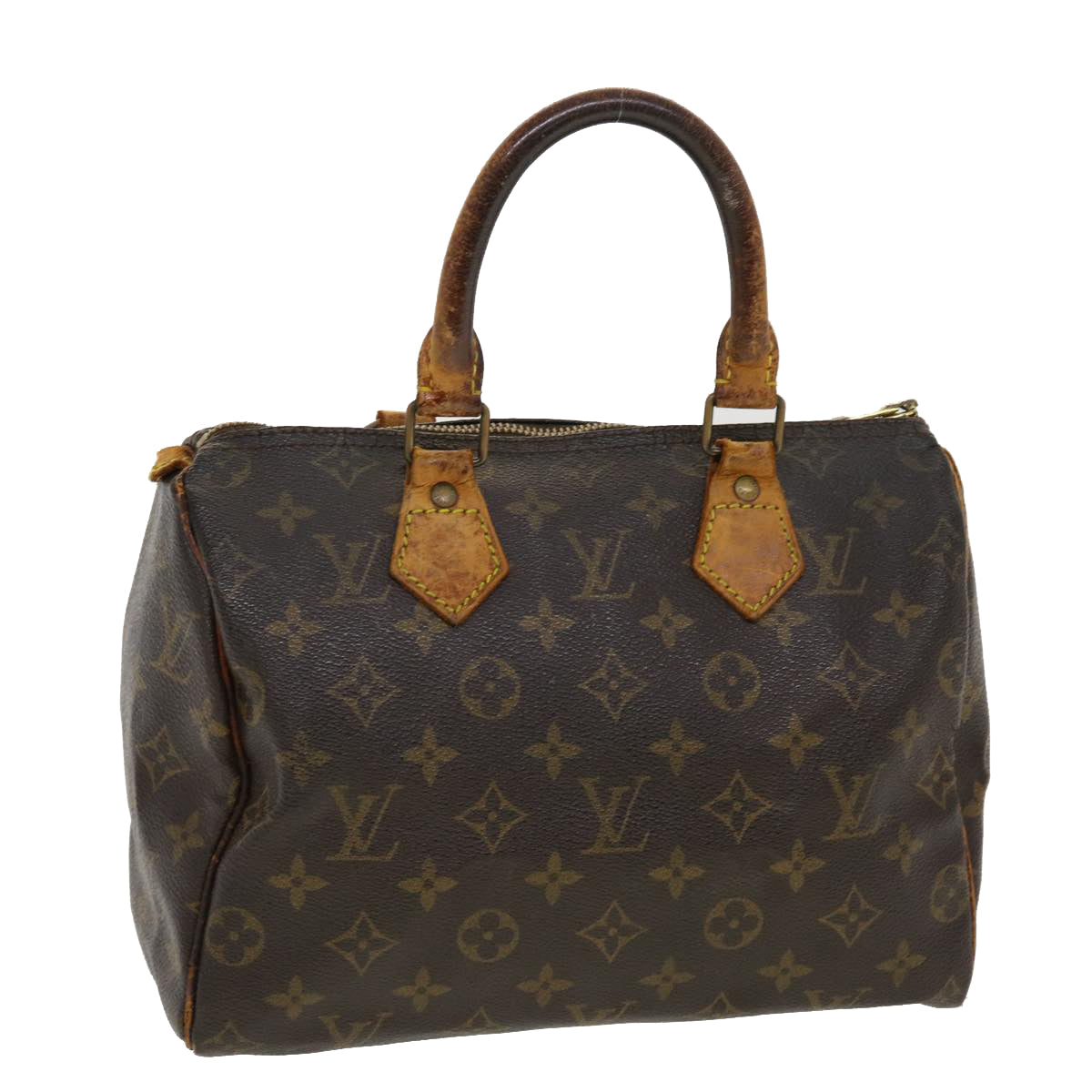 LOUIS VUITTON Monogram Speedy 25 Hand Bag M41528 LV Auth 41450