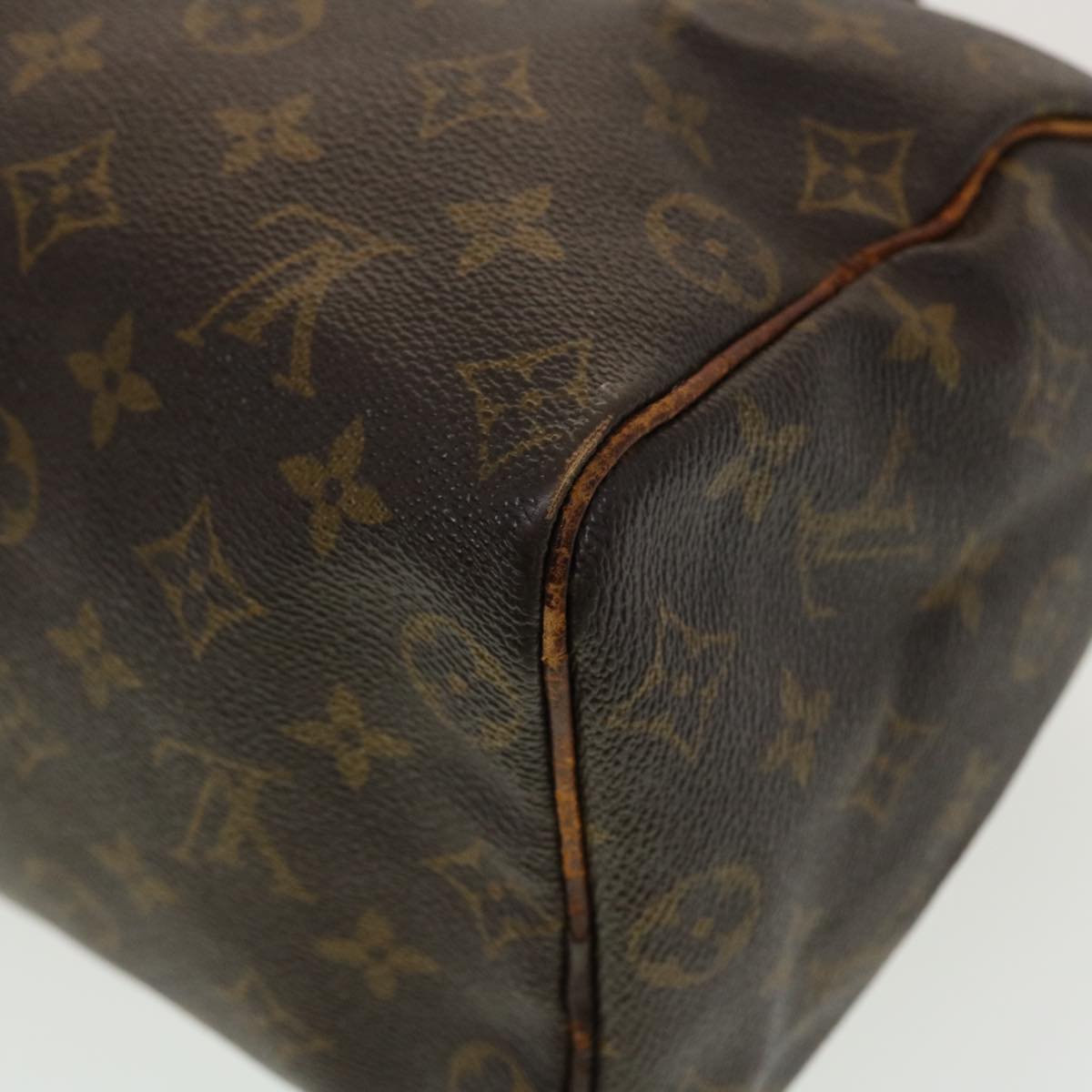 LOUIS VUITTON Monogram Speedy 25 Hand Bag M41528 LV Auth 41450