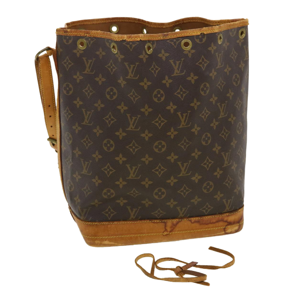 LOUIS VUITTON Monogram Noe Shoulder Bag M42224 LV Auth 41486