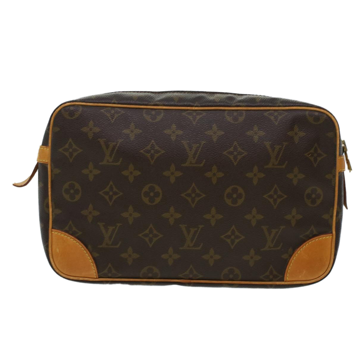 LOUIS VUITTON Monogram Compiegne 28 Clutch Bag M51845 LV Auth 41492 - 0