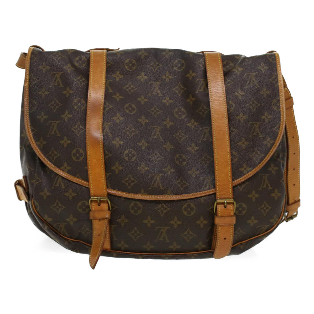 LOUIS VUITTON Monogram Saumur 43 Shoulder Bag M42252 LV Auth 41498 - 0