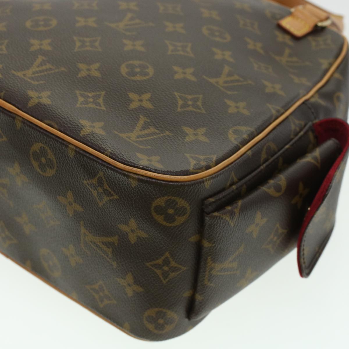 LOUIS VUITTON Monogram Excentri Cite Hand Bag M51161 LV Auth 41505