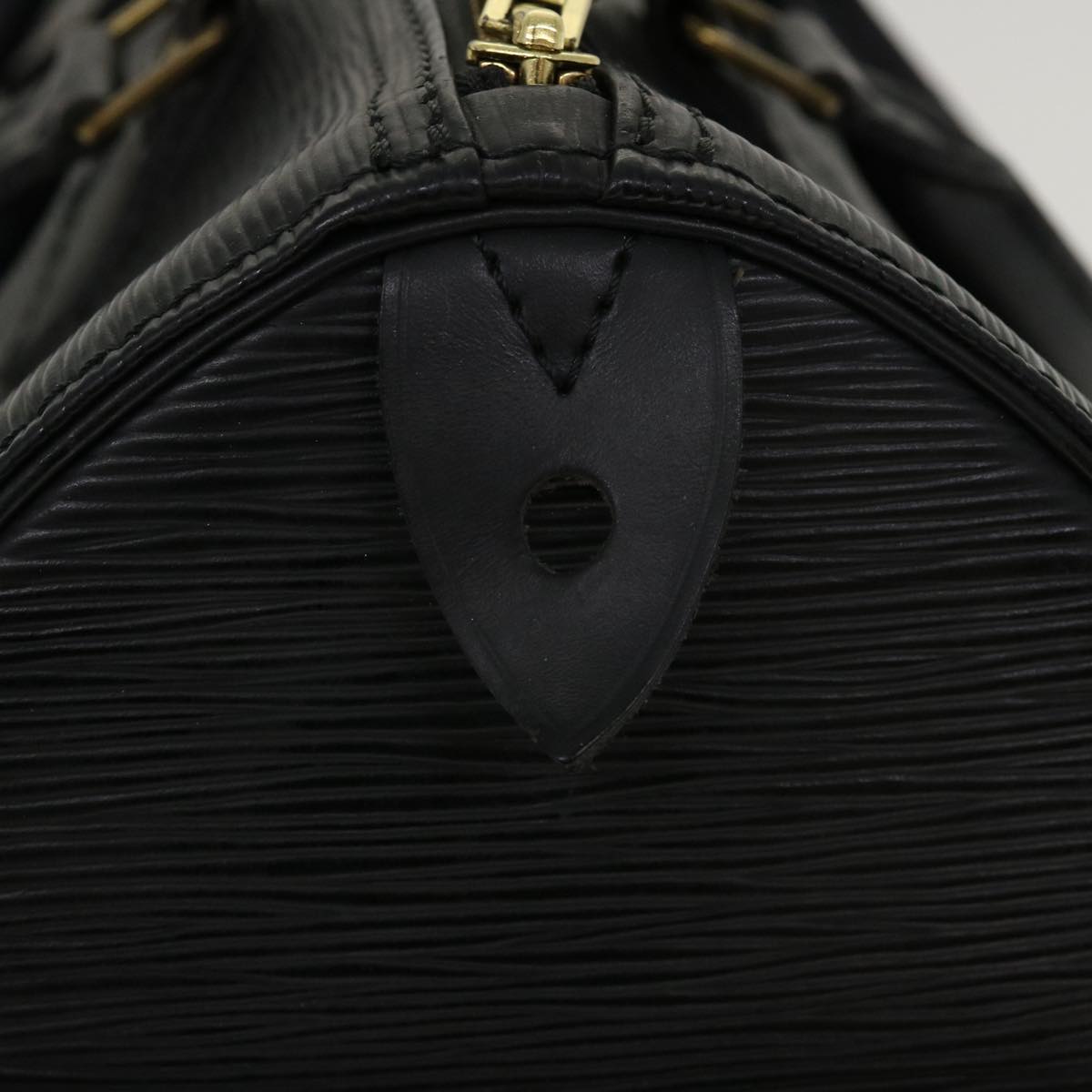 LOUIS VUITTON Epi Speedy 30 Hand Bag Noir black M43002 LV Auth 41535