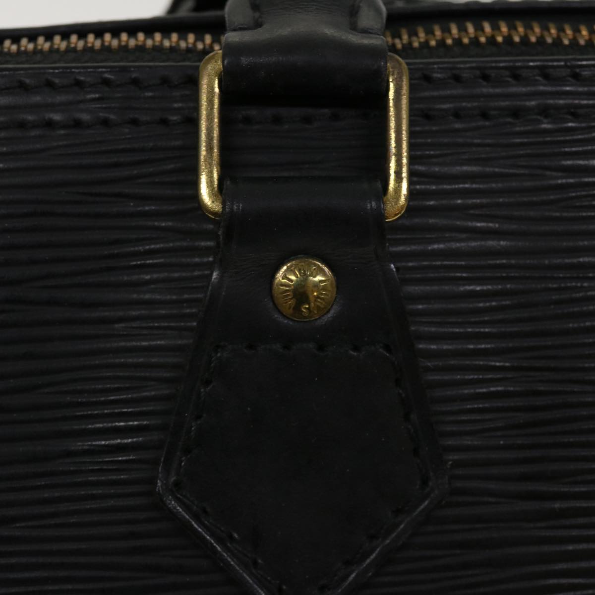 LOUIS VUITTON Epi Speedy 30 Hand Bag Noir black M43002 LV Auth 41535