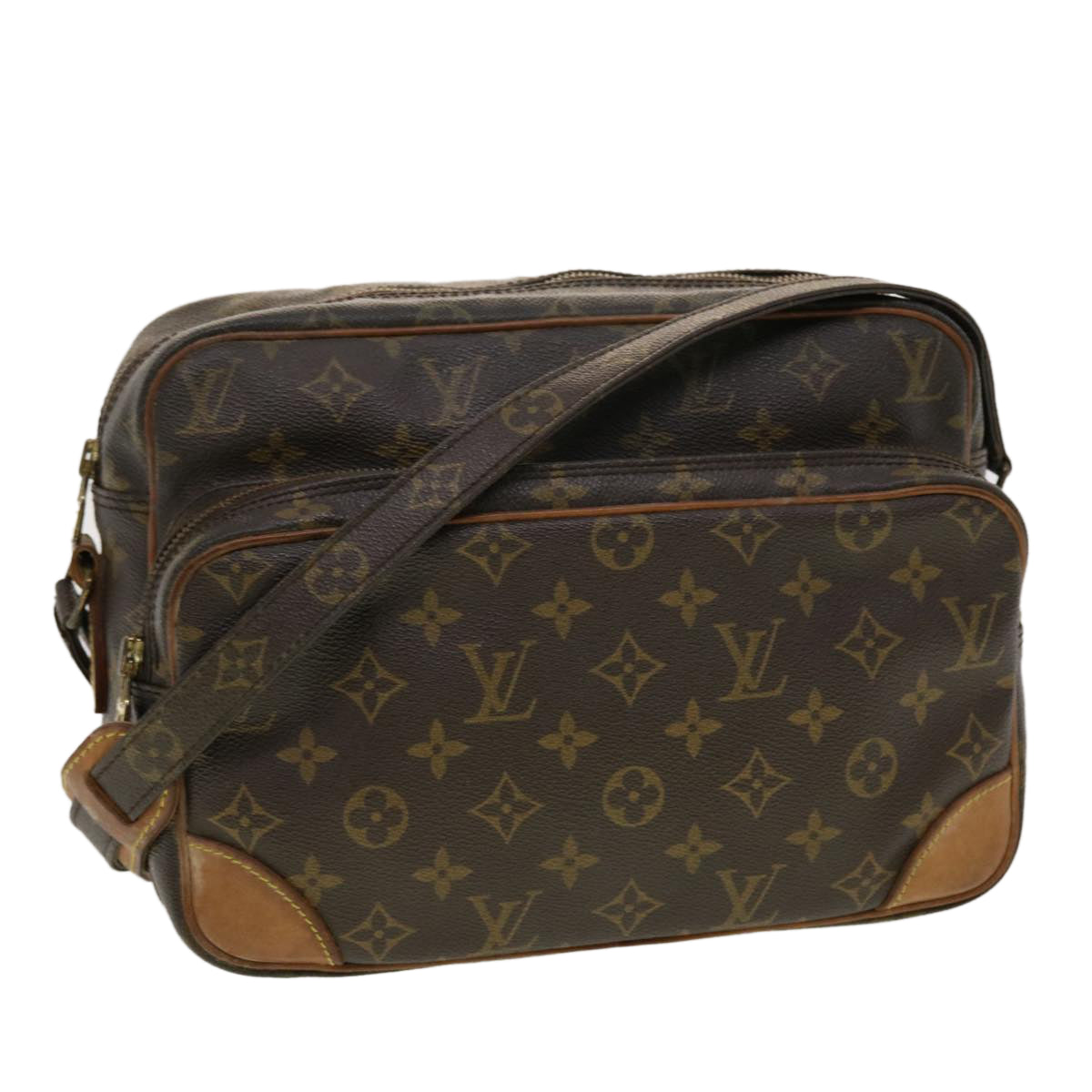 LOUIS VUITTON Monogram Nile Shoulder Bag M45244 LV Auth 41572