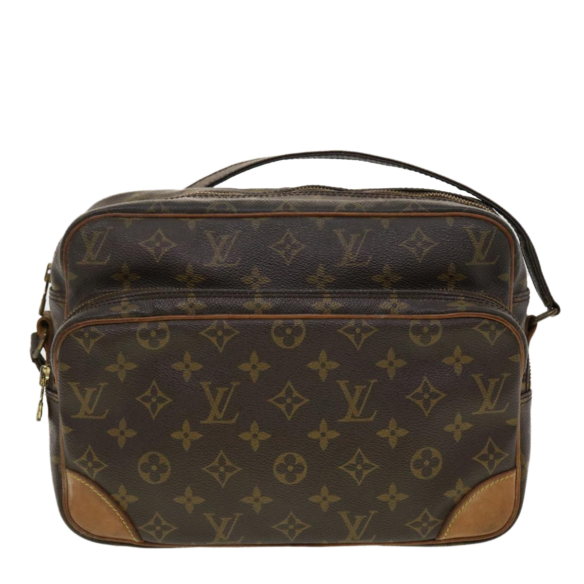 LOUIS VUITTON Monogram Nile Shoulder Bag M45244 LV Auth 41572