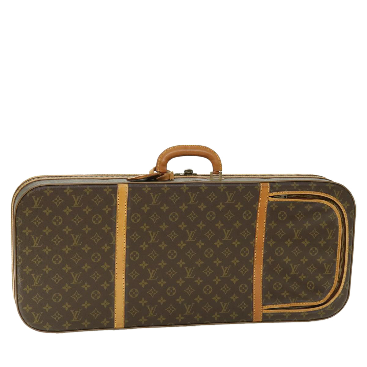 LOUIS VUITTON Monogram Tennis Case Valise Tennis Bag Racket case LV Auth 41573