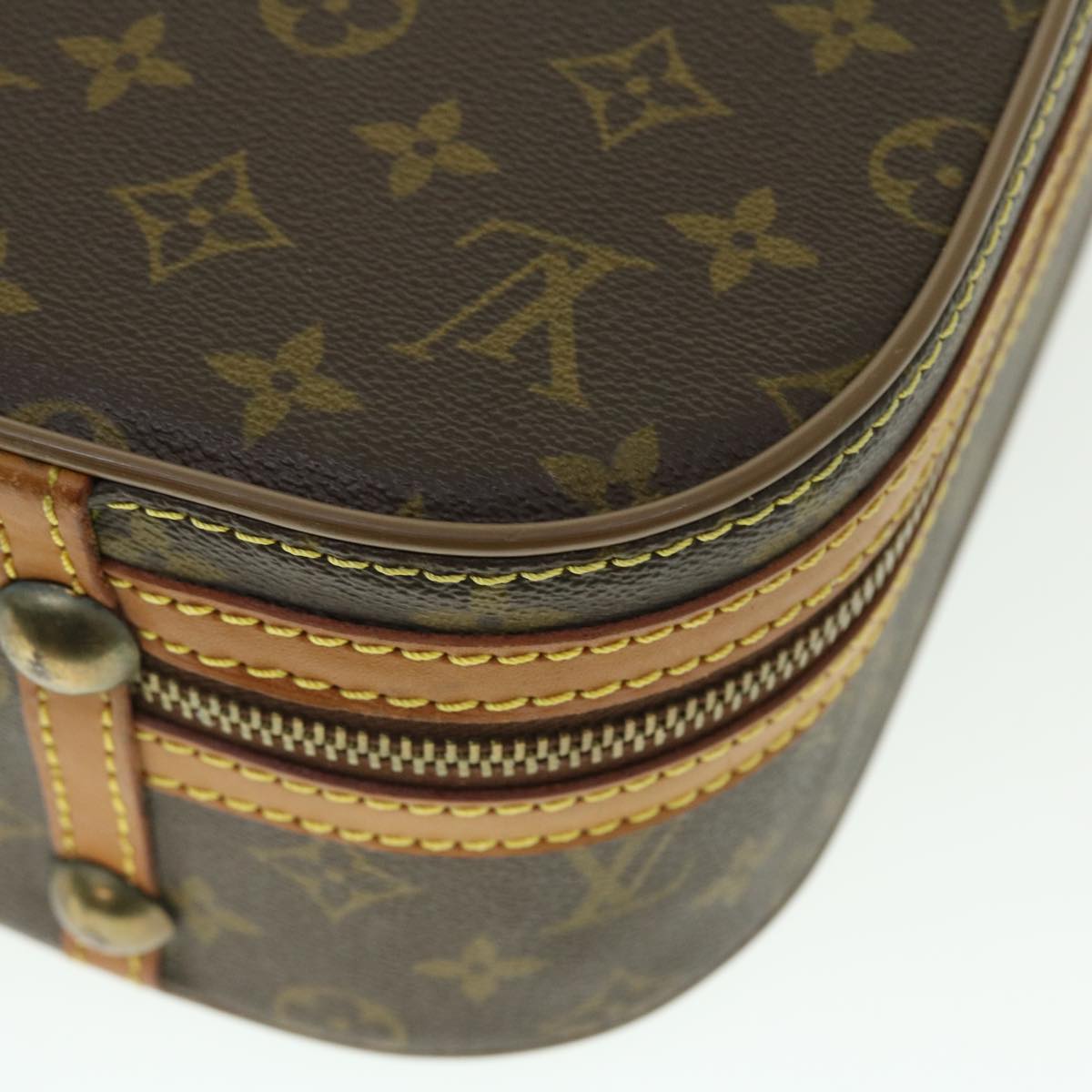 LOUIS VUITTON Monogram Tennis Case Valise Tennis Bag Racket case LV Auth 41573