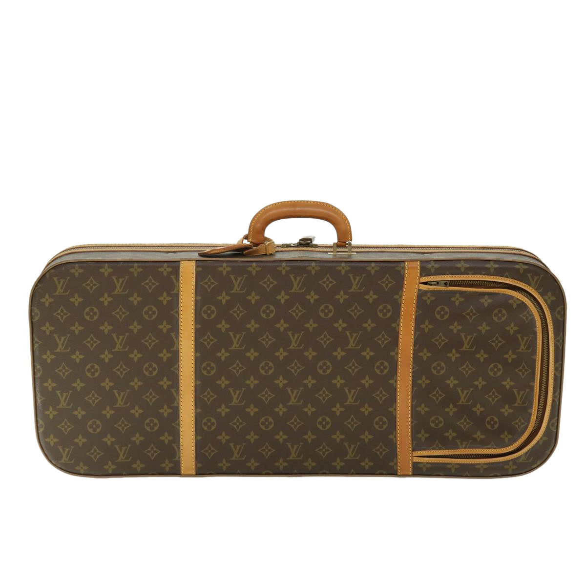 LOUIS VUITTON Monogram Tennis Case Valise Tennis Bag Racket case LV Auth 41573