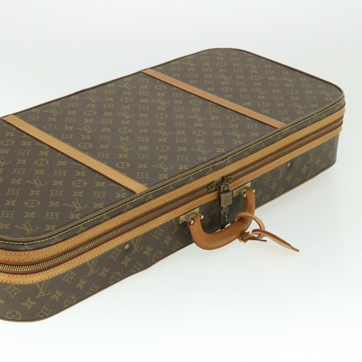 LOUIS VUITTON Monogram Tennis Case Valise Tennis Bag Racket case LV Auth 41573