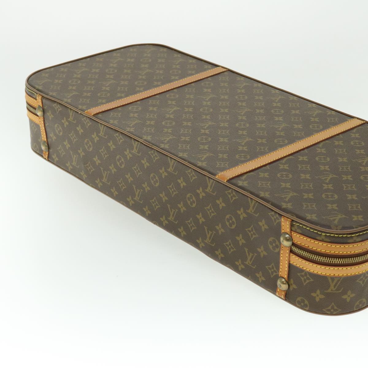 LOUIS VUITTON Monogram Tennis Case Valise Tennis Bag Racket case LV Auth 41573