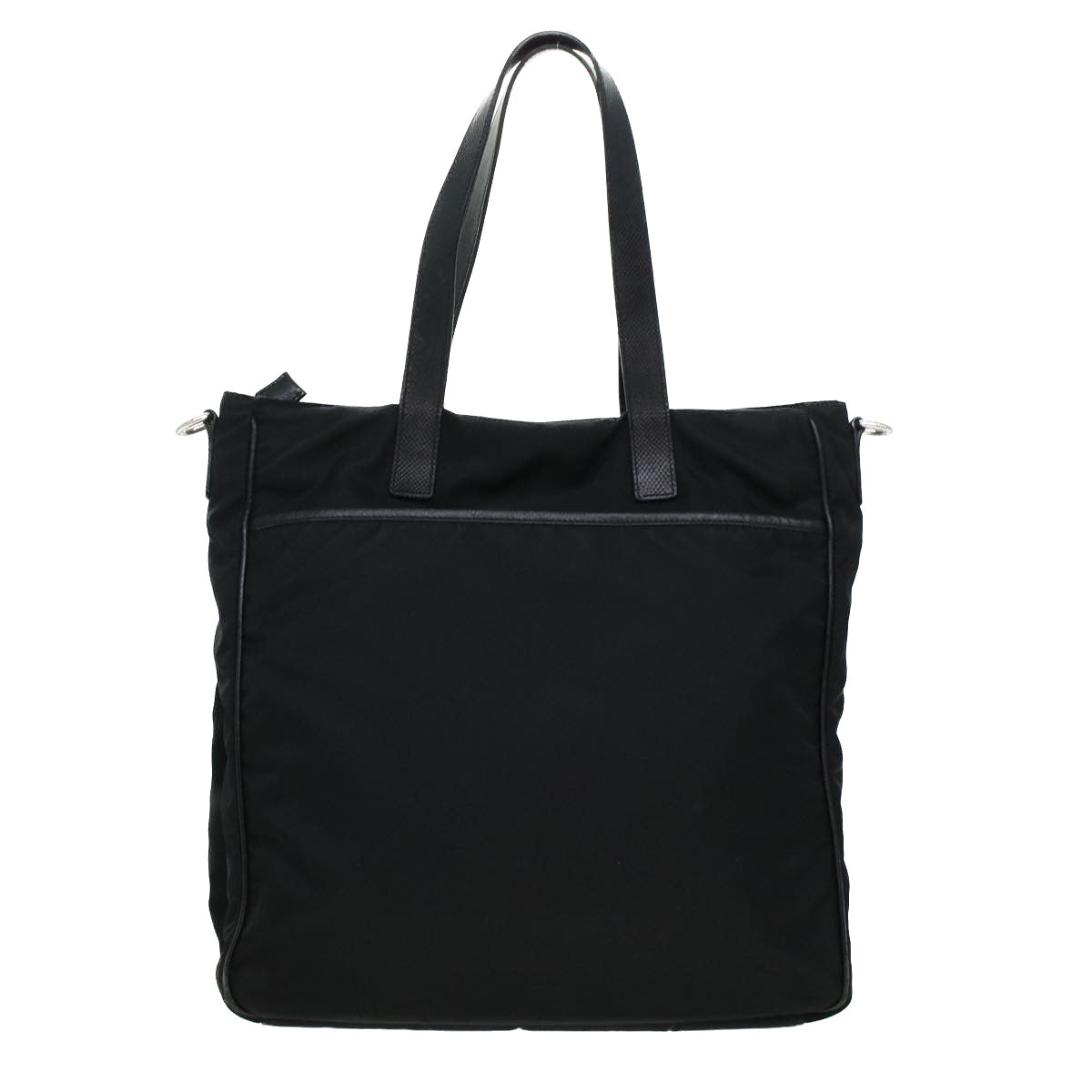 PRADA Tote Bag Nylon 2way Black Auth 41589 - 0