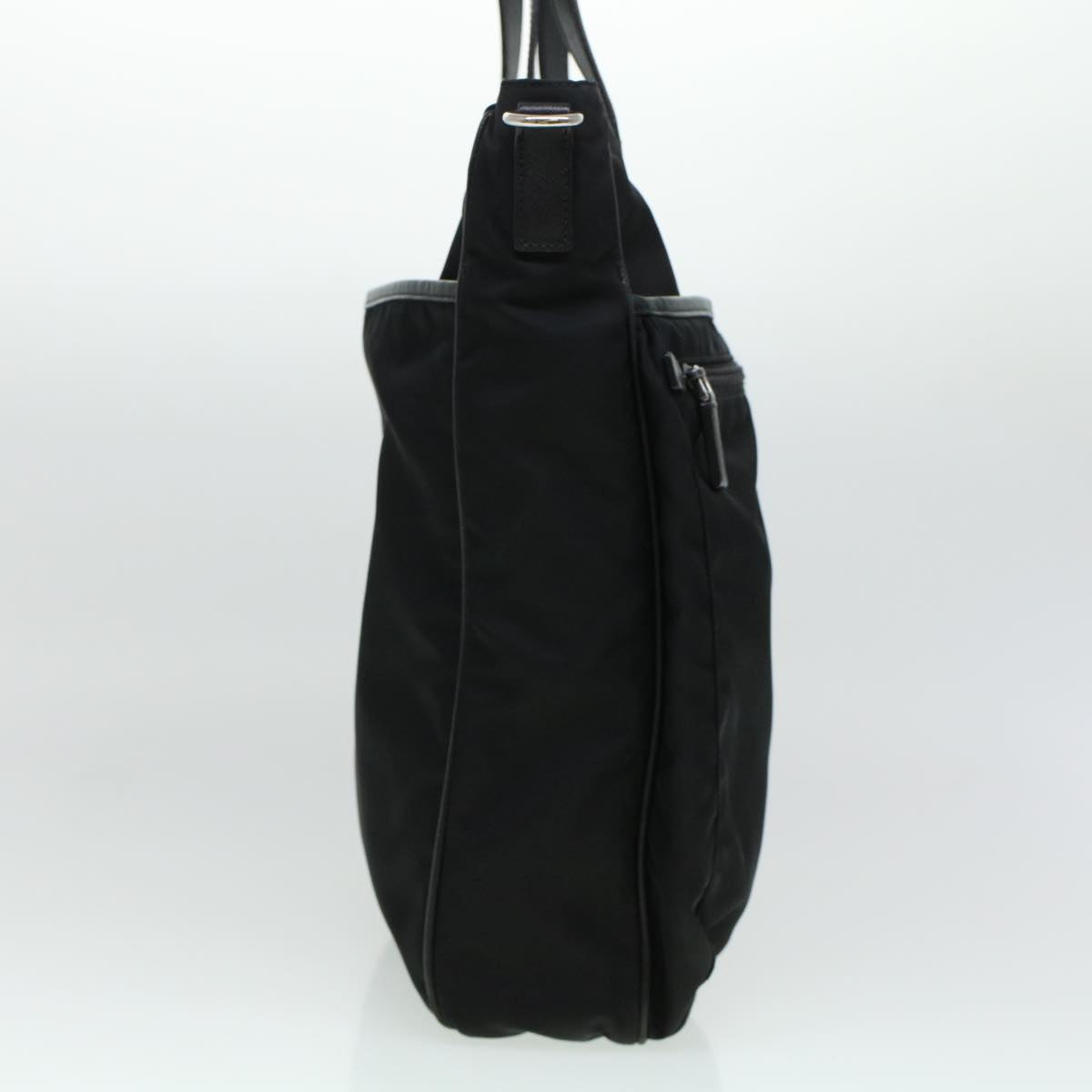 PRADA Tote Bag Nylon 2way Black Auth 41589