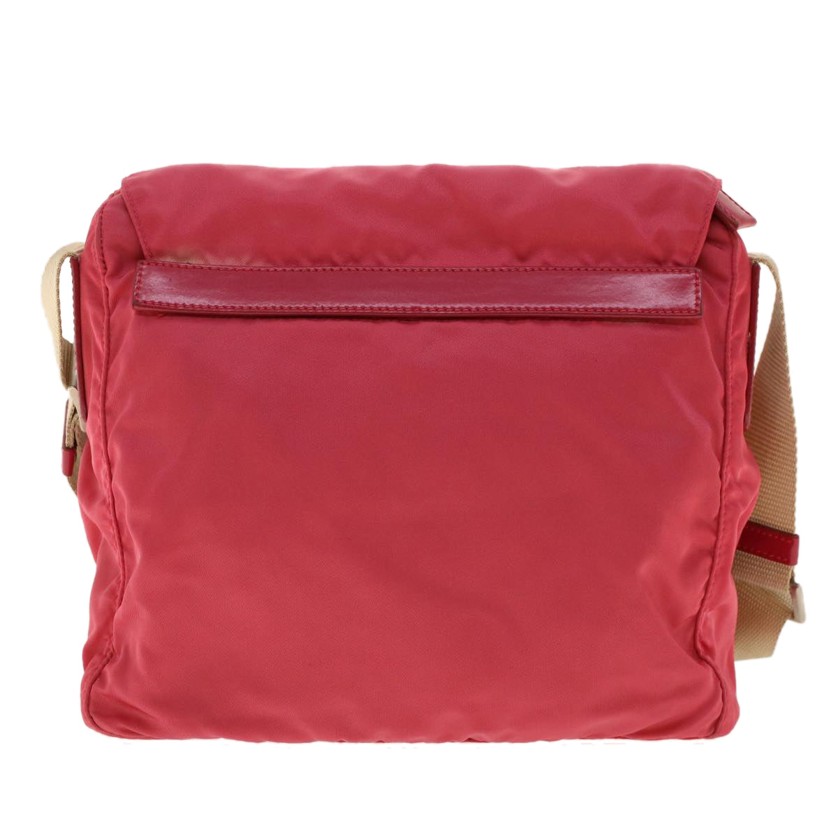 PRADA Shoulder Bag Nylon Pink Auth 41597