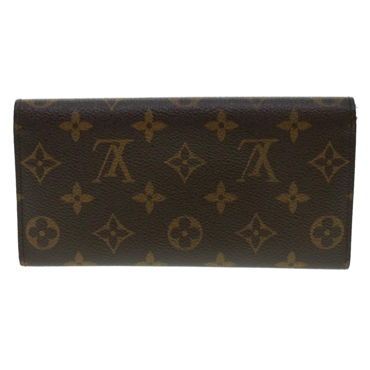 LOUIS VUITTON Monogram Portefeuille Emilie Long Wallet Red M60697 LV Auth 41603 - 0