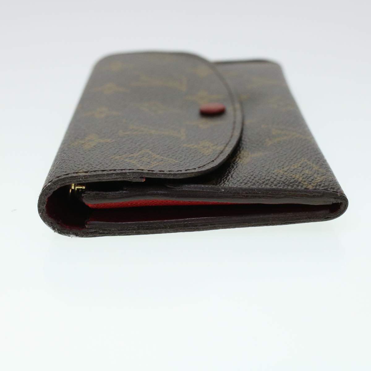 LOUIS VUITTON Monogram Portefeuille Emilie Long Wallet Red M60697 LV Auth 41603