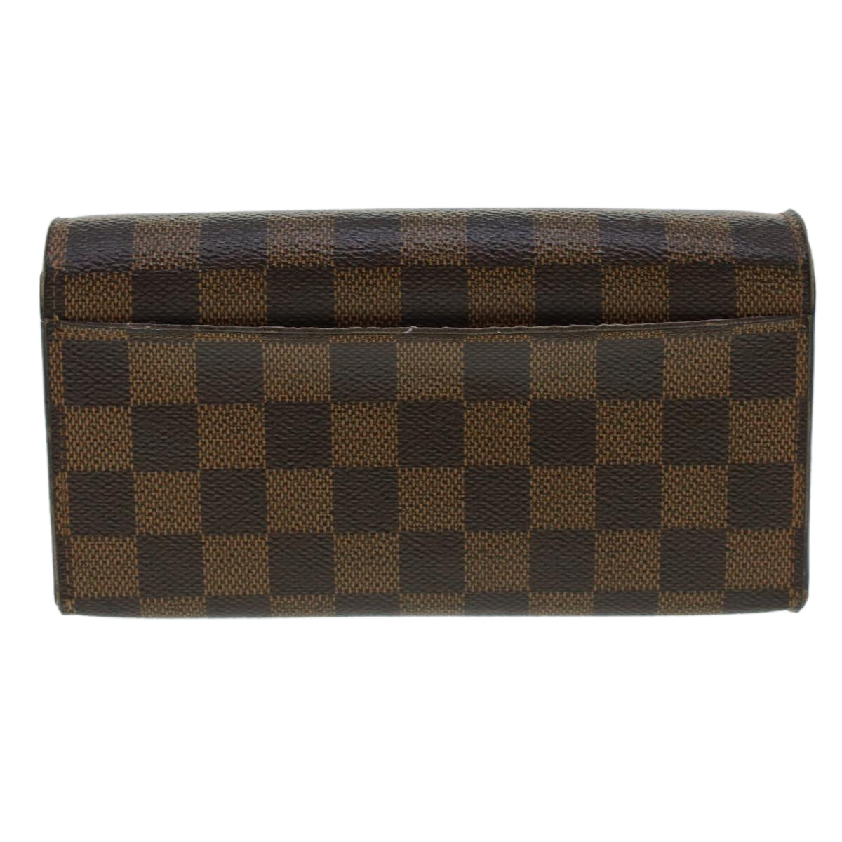 LOUIS VUITTON Damier Ebene Portefeuille Sarah Long Wallet N61734 LV Auth 41607 - 0