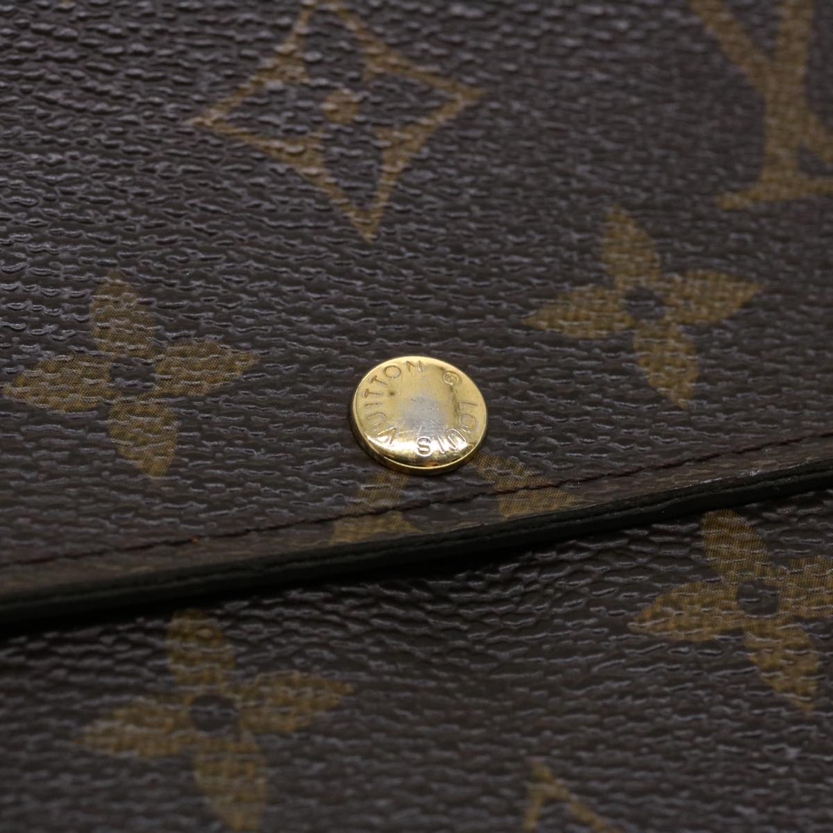 LOUIS VUITTON Monogram Portefeuille Sarah Long Wallet M60531 LV Auth 41608