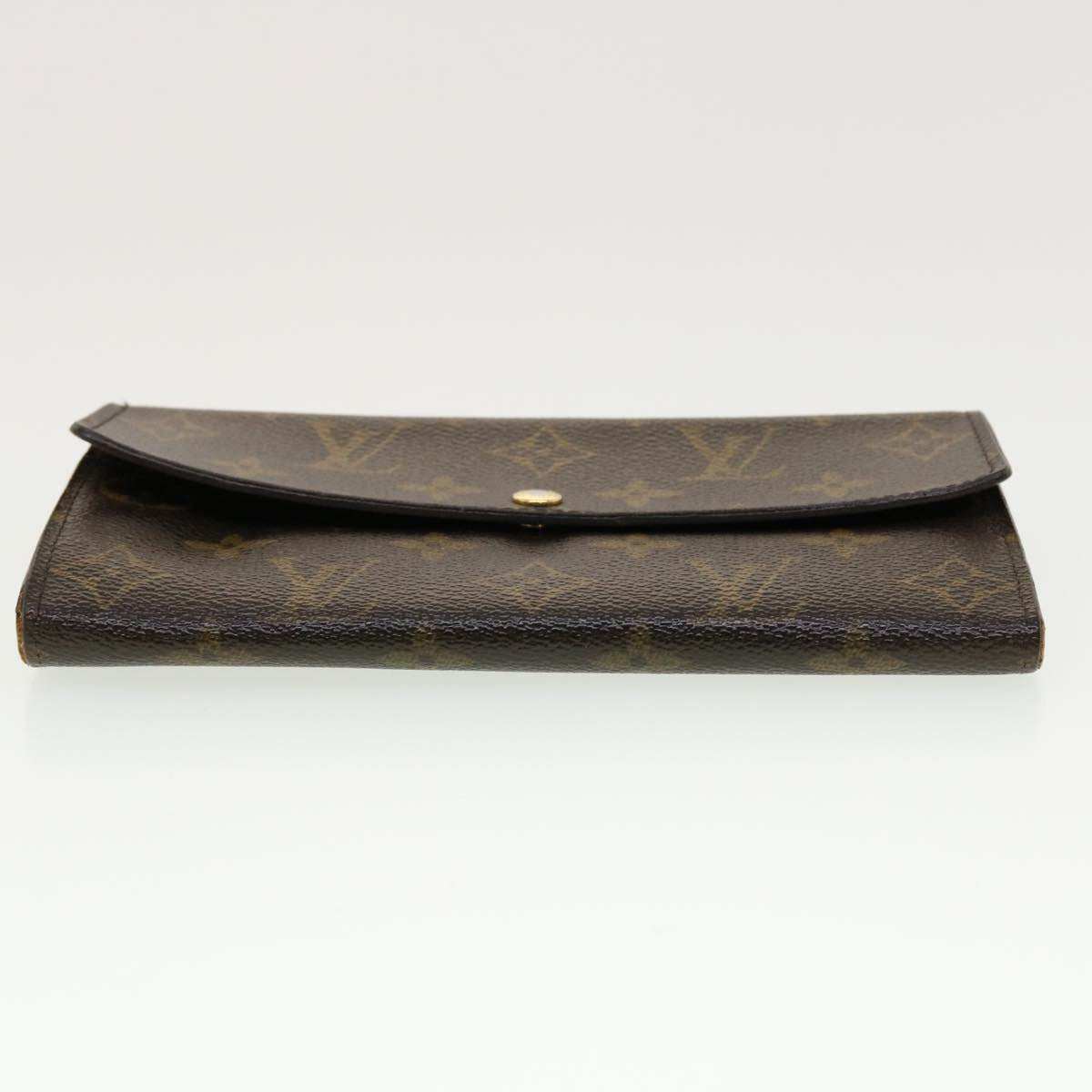 LOUIS VUITTON Monogram Portefeuille Sarah Long Wallet M60531 LV Auth 41608