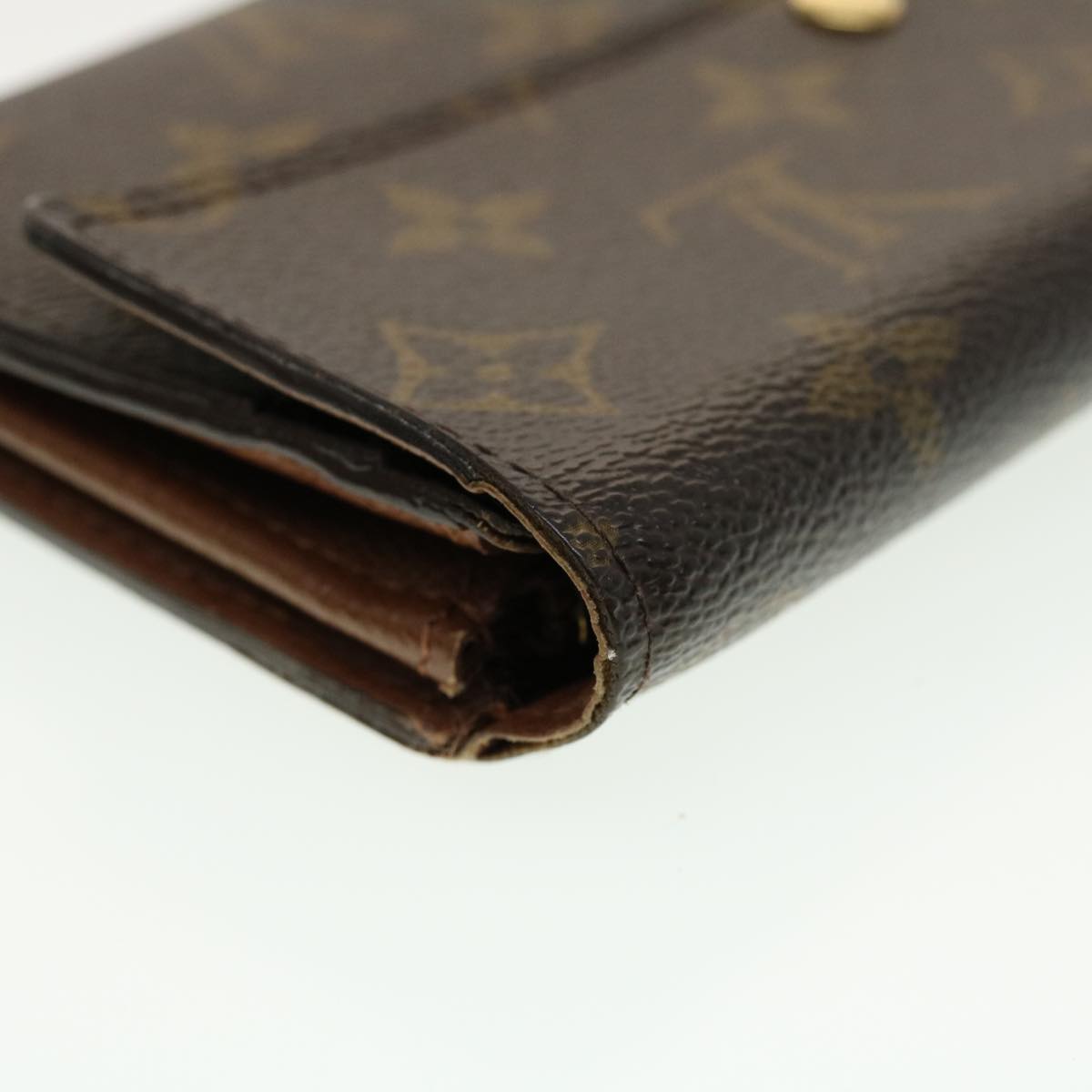 LOUIS VUITTON Monogram Portefeuille Sarah Long Wallet M60531 LV Auth 41608