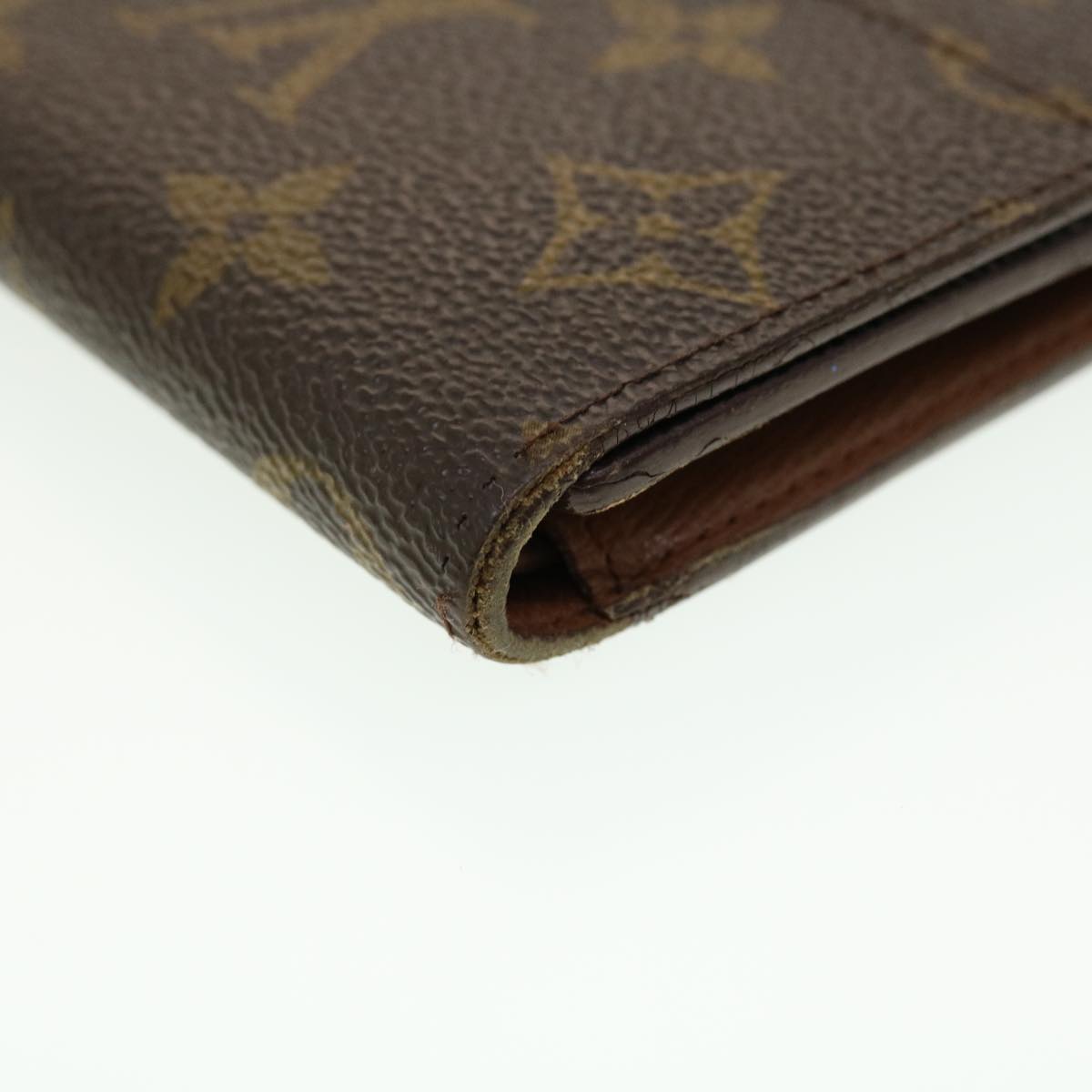 LOUIS VUITTON Monogram Portefeuille International Long Wallet M61217 Auth 41609