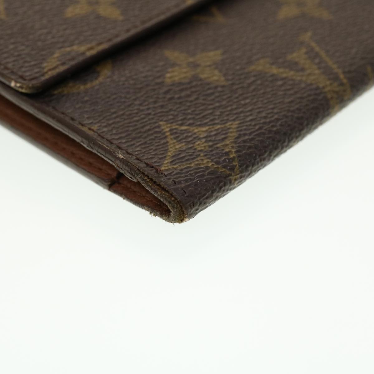 LOUIS VUITTON Monogram Portefeuille International Long Wallet M61217 Auth 41609