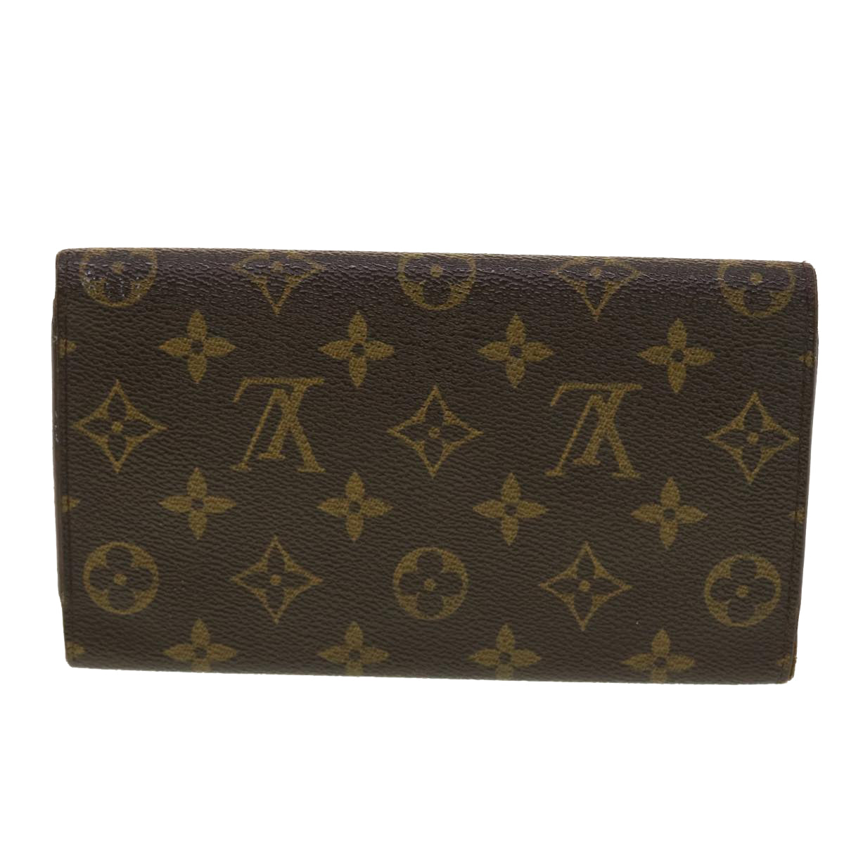 LOUIS VUITTON Monogram Portefeuille International Long Wallet M61217 Auth 41609 - 0