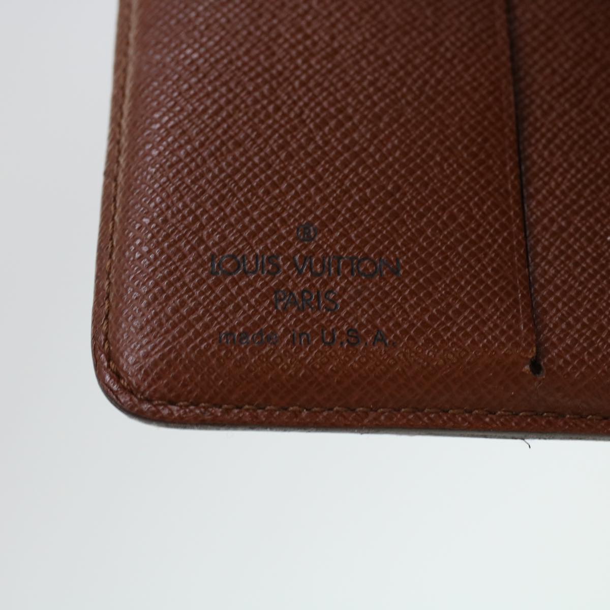 LOUIS VUITTON Monogram Compact Zip Wallet M61667 LV Auth 41633