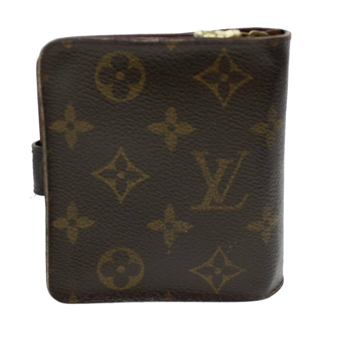 LOUIS VUITTON Monogram Compact Zip Wallet M61667 LV Auth 41633 - 0