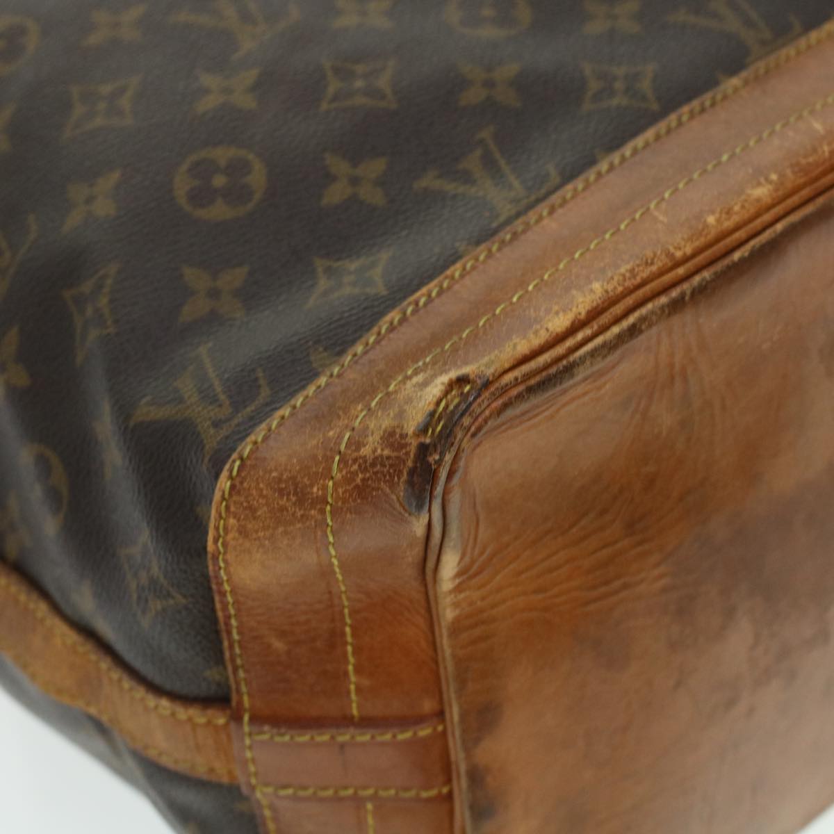 LOUIS VUITTON Monogram Noe Shoulder Bag M42224 LV Auth 41641