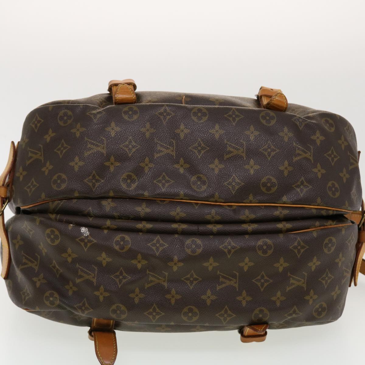 LOUIS VUITTON Monogram Saumur 43 Shoulder Bag M42252 LV Auth 41643